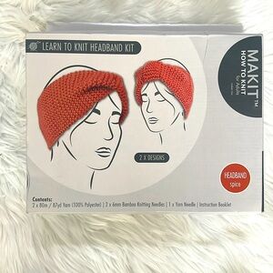 Learn to knit headband kit